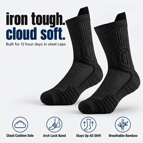 IronCloud Tradie Work Socks