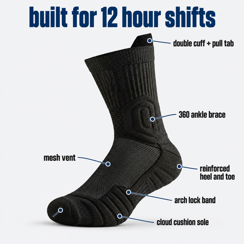 IronCloud Tradie Work Socks