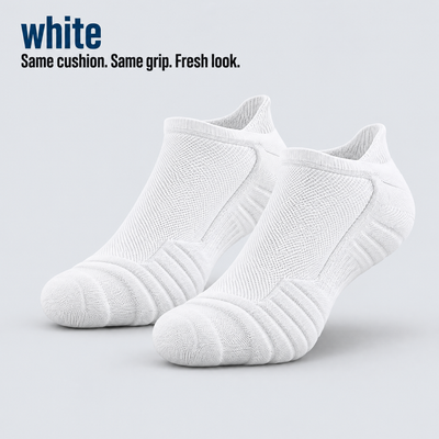 IronCloud Short Cut Socks in white