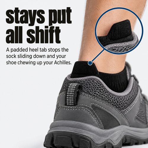 IronCloud Short Cut Work Socks
